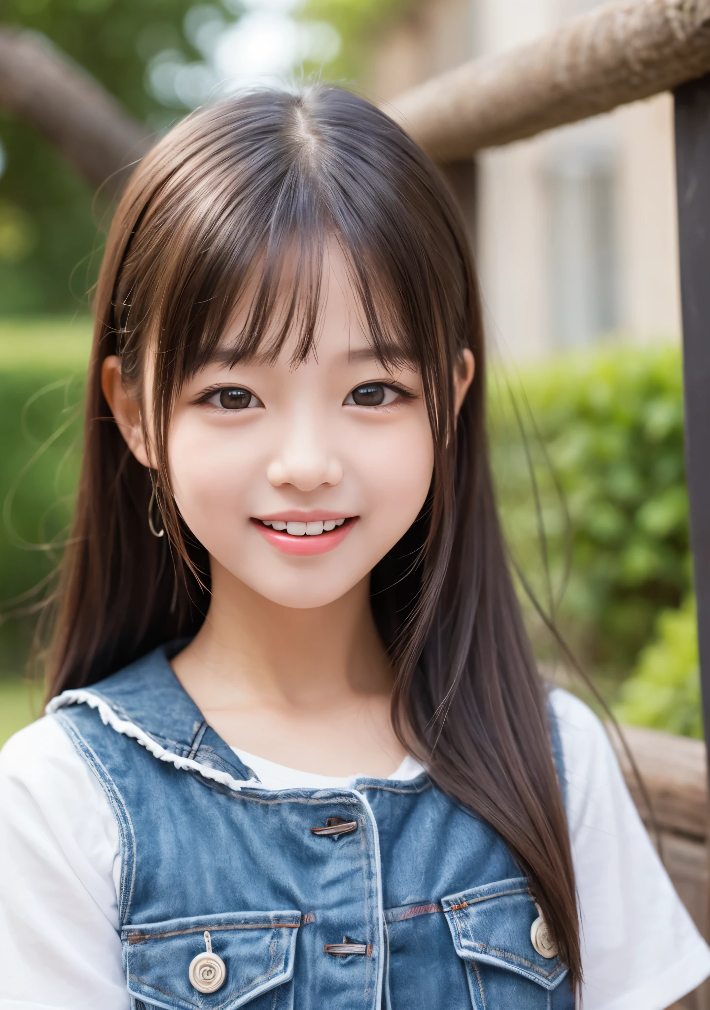 ((sfw: 1.4)), ((sfw, ta fashion, nice smile, Landscape, 1 Girl)), Ultra High Resolution, (Realistic: 1.4), RAW Photo, Best Quality, (Photorealistic Stick), Focus, Soft Light, ((15 y((Japanese)), (( (young face))), (surface), (depth of field), masterpiece, (realistic), woman, bangs, ((1 girl))