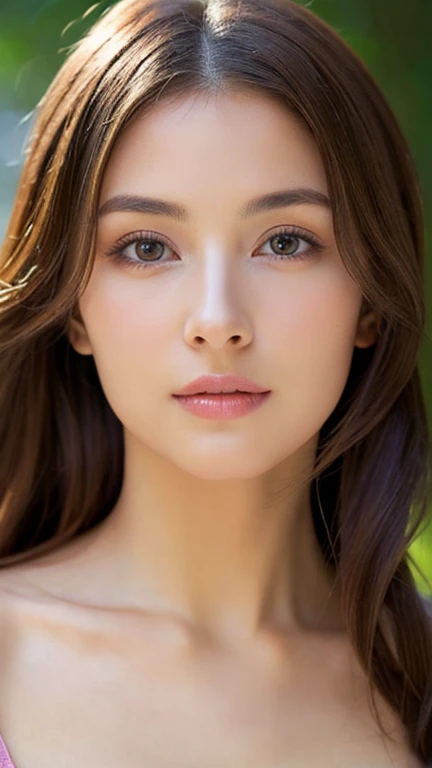 ((Best quality, 8k, Masterpiece :1.3)), Sharp focus :1.2, Perfect body beauty: 1.4, Slim abs: 1.2, ((Dark brown hair, Big breasts: 1.2)), (Natural light, City street: 1.1 ), highly detailed facial and skin textures, detailed eyes, double eyelids, (((Dynamic Angle)))