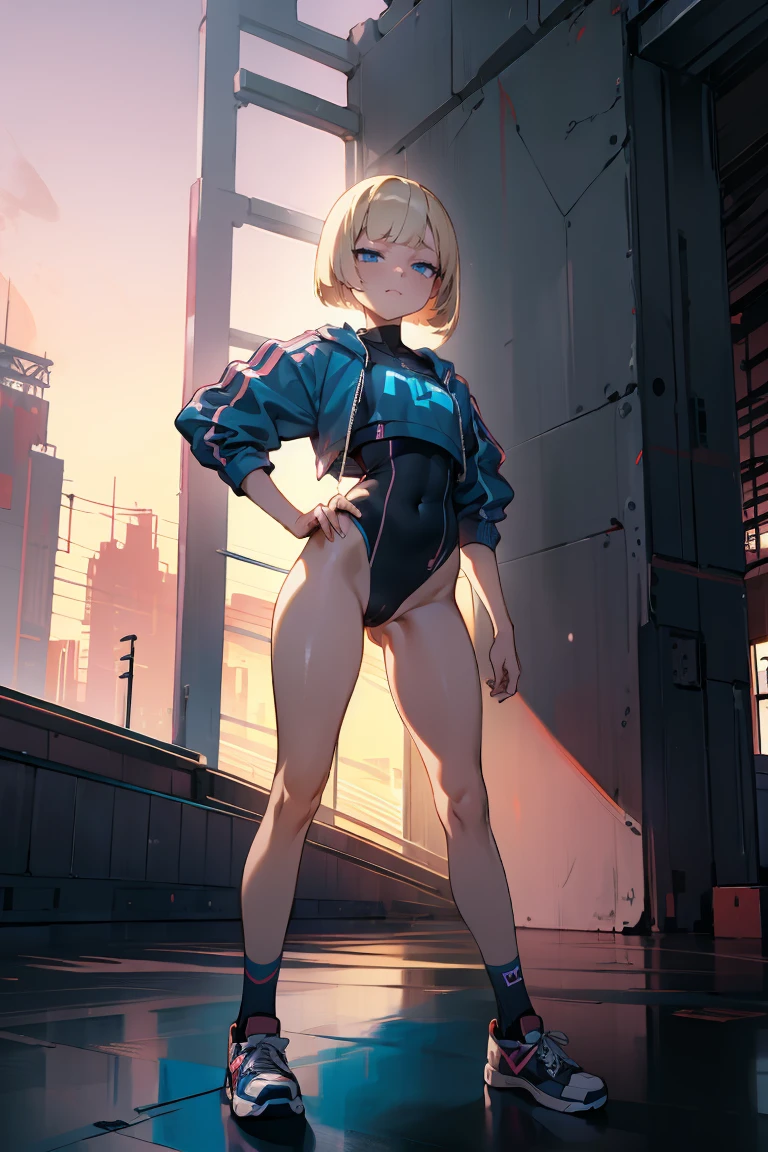 joven japonesa, mejorar, alumno, no bra, miniskirt, upskirt,  Cuerpo, Delgado, pechos grandes, Piernas gruesas, Delgado waist, gimnasio de la escuela, sweaty Cuerpo, cinematic lighting, half naked, Erotic poses, tiny thonge, side thong, transparent lingerie, can see niples, mostrando sus tetas, cameltoe, almost naked, pelo corto verdoso, ojos verdes