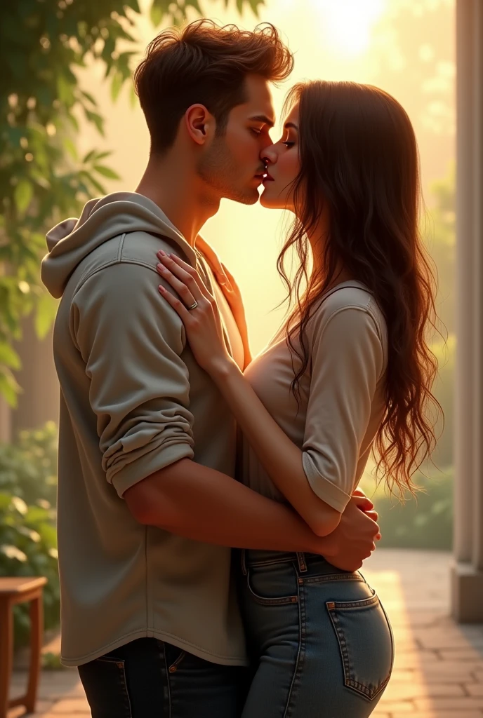 20 year Odia girl having perfect boob and wearing Long Open-Front Shrug & Silver Choker With Cami & Distressed Denims ,and kiss 21 years boyfriend inside secret place of college