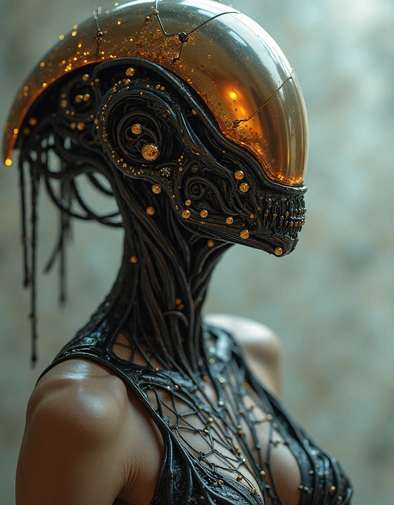 (photo shot, ultra-detailed, best quality, photorealistic:1.8, 8k, realistic, photography, melted bodies and skeletons, exomorph, oiled skin, dark mood, obscene mood, necronomicon, dark background, petrol colours, vibrant colours, 35mm, emerging from black oil, high contrast, rain, liquid reflections, shiny reflections, in the style of HR Giger