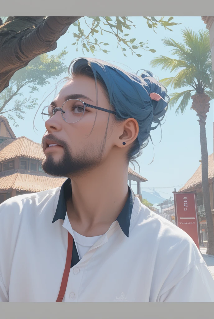 there is a man with a beard and glasses posing for a picture, em torno de 1 9 anos, imagem de qualidade muito baixa, fotografia de baixa qualidade, Foto de perfil, foto de perfil, 2 2 anos, 2 3 anos, ele tem cerca de 20 anos, ele tem cerca de 2 0 anos de idade, ele tem cerca de 2 5 anos de idade, neckbeard