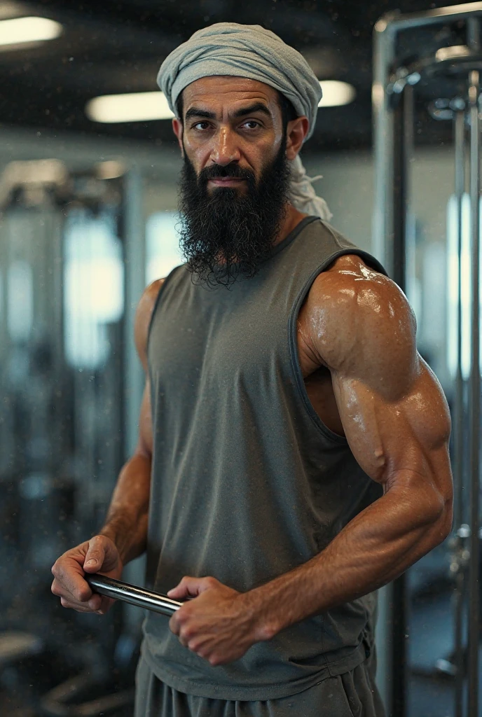 Virat Kohli in a gym heavy lifting to face are proper vision