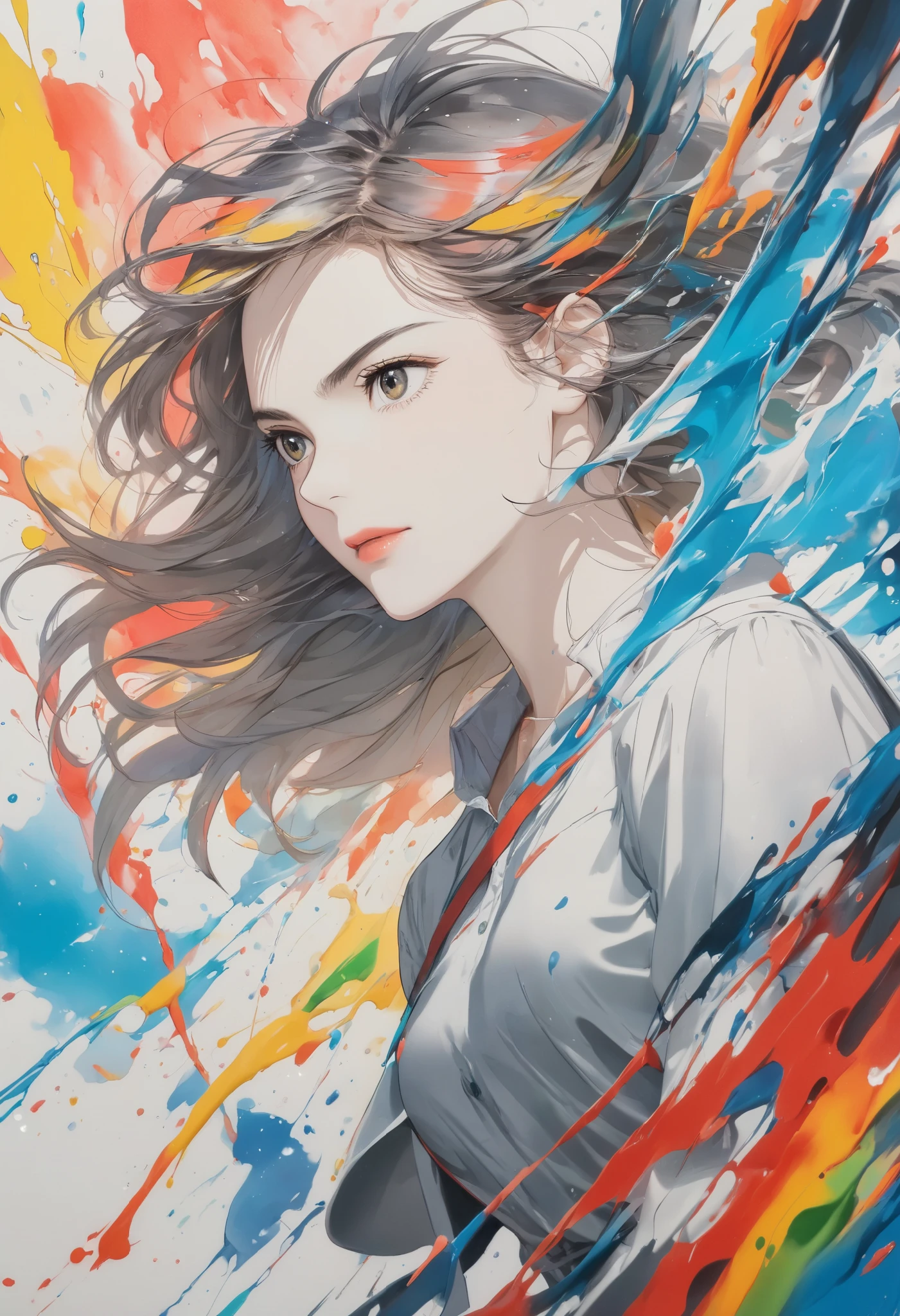 (Ghibli style, absurdres), BREAK Ghibli style, and a boy's fierce adventure,
(Ultra-high resolution output, like spray art 0.2μmmDelicate particles, acrylic gouache versatile color paint, with clean lines, 256 multicolor),