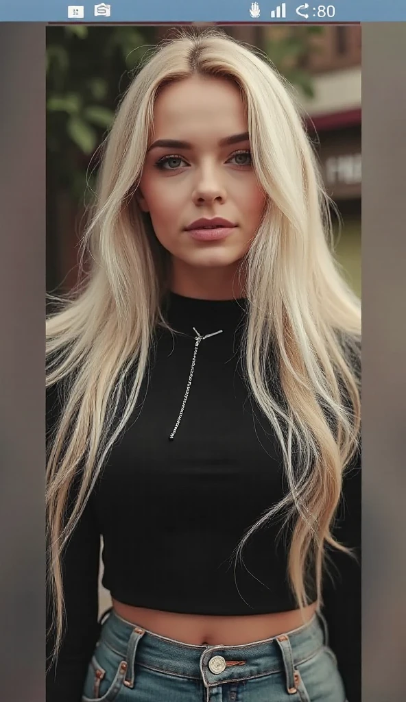 blond woman with long white hair wearing a black top and green pants, ava max, perfect white haired girl, Anna Nikonova aka Newmilky, yelena belova, blonde goddess, with long white hair, 2 4 year old female model, with long blonde hair, her hair is white, 18 years old, with white long hair, with white hair