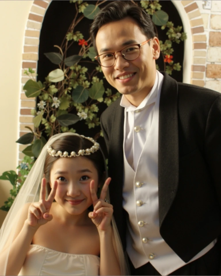 ((Male and female images))、((Young Girl Images)) A father holds an elementary school girl in a transparent, skin-transparent negligee on his lap The girl is not wearing pants
