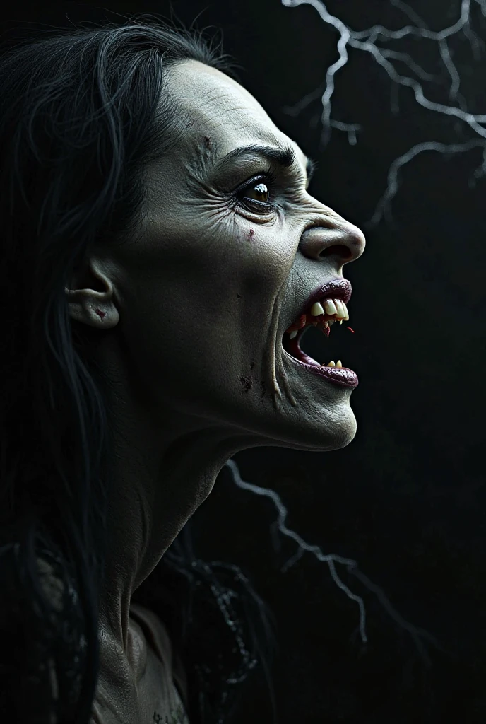 Man as Vampire <lora:Gorshok:1>, Transylvania, gothic style, wounded, horror, anxious movie style, grotesque, blood, meet and guts, death, broken bones, massacre, nsfw, art by Francisco Goya, Bill Stoneham, (intricate details: 1.4)