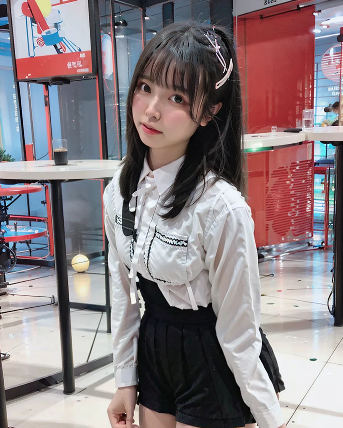 Photo quality,Masterpiece,Realistic,(14 year old cute Japanese girl:1.9),(Detailed young face:1.9),(Very embarrassed look:1.9),(Thin legs:1.9),((セーラー服を着る:1.9)),(Random perspective shots),((Disheveled Hair:1.9)),(Inner thigh visible:1.9),((Droopy eyes:1.9)),((Body type of a 14 year old girl,Small Tits:1.9)),(ツインテールヘアー:1.9),((Skinny Legs)),Very pale skin,Show your forehead,Detailed body,Detailed hands,No makeup