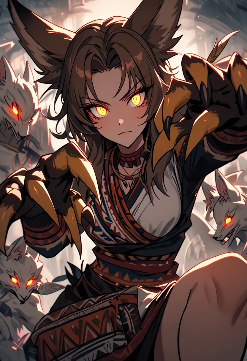 dynamic angle, top quality, best quality, High-quality illustrations, masterpiece, super high resolution, detailed background, detailed background, Monkey A Journey to the West, action, boy, girl, absurdres, perfect anatomy, expression, good lighting, cinematic shadow(kemono, furry anthro),
