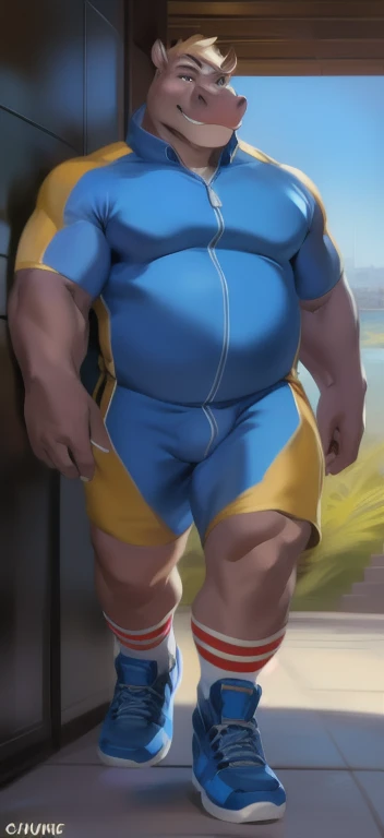 (androgynous), (boyish), beautiful, chubby, (very short hair), (pudgy face), (thick), overweight, beefy, nipples, (cute), (little brat), (naughty brat), (へそ), ぽっちゃりした体, 汗ばんだ体, (臭そうな体), (moobs), (ikemen), (boyish), (obesity)