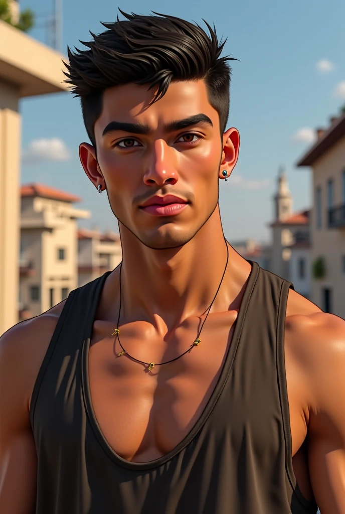 (best quality, 8k, photorealistic:2.0), (solo),(one male:2.0),(black men:1.5),(shirtless black man),(short hair men),(black men hairstyle),(muscular),(looks very young),(clean body),(white briefs:1.5),(Ecstasy with amazing orgasms),(upliftment),(sexual arousal),(male virgin)