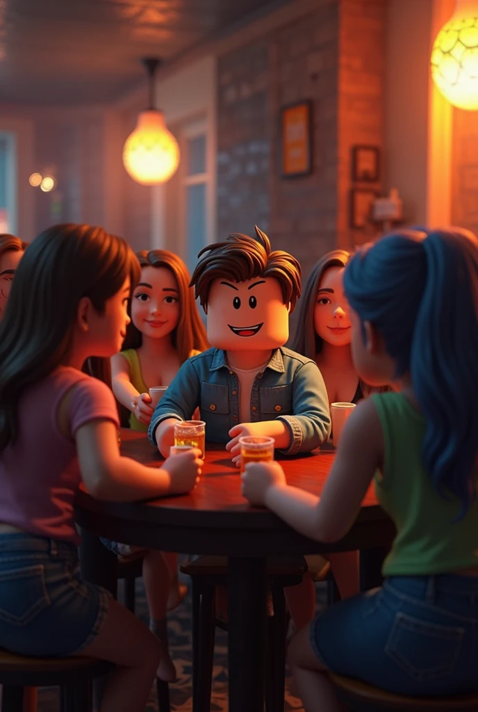 Adult Paw Patrol chase in a bar drinking