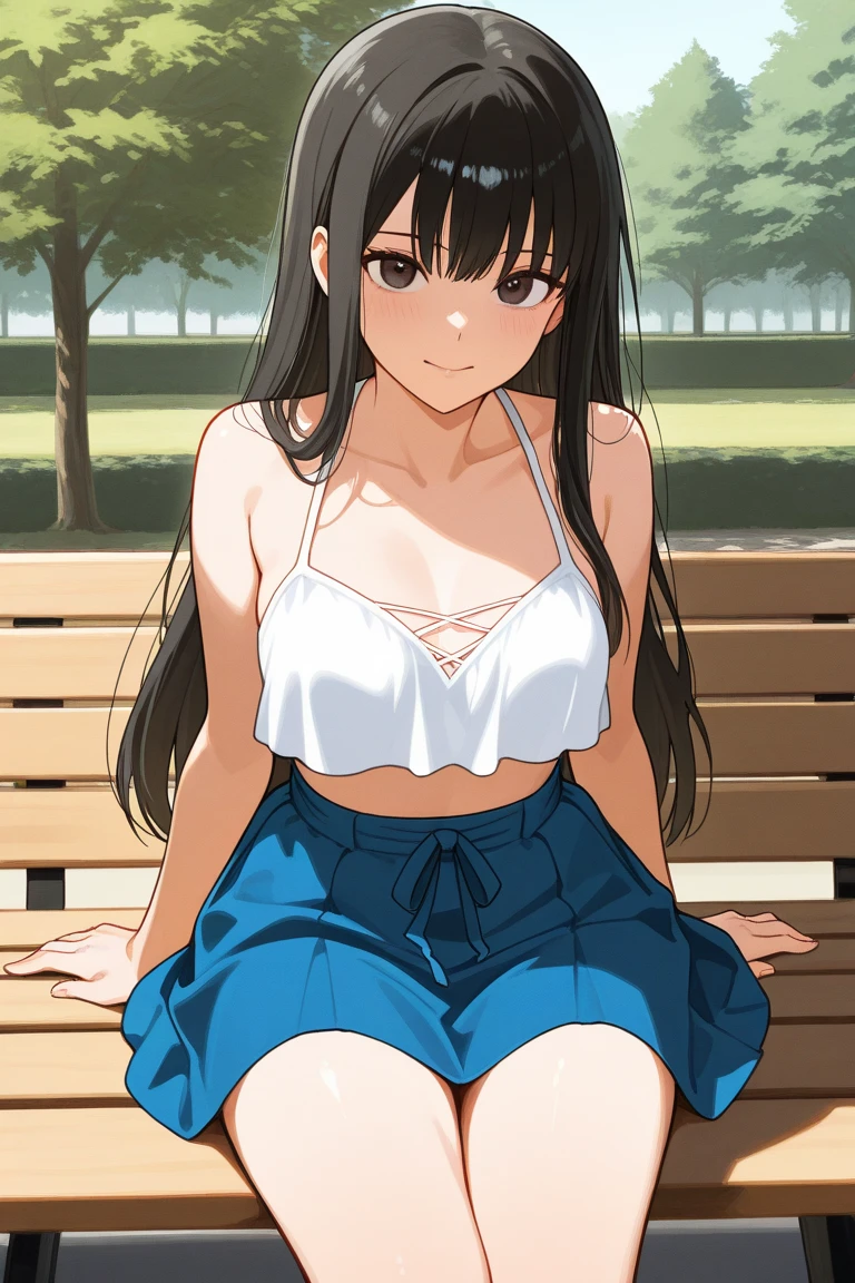 masterpiece, Best Quality, Chitanda_good, smile, bikini, Watching the audience　マイクロbikini　Almost naked　Ahegao　Bitch　Inviting ejaculation　Squirting