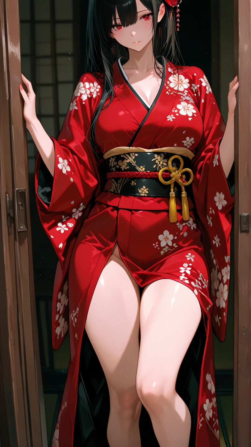 Highest quality,8Kのmasterpiece,Super detailed,超A high resolution,High resolution,Super Beauty,The beauty of raw photography:2.0,
((Ultra-Realistic Details)),Very intricate detail,(Photographed from the front:1.6),Depth of written boundary,
High background image quality,Full body description,(Realistic:1.5),(masterpiece:1.5),
(Perfect figure:1.5),(View from the front:1.9),Accurate,Anatomically correct,
(((Oily skin:1.8,Glowing Skin 1.5,Glowing Skin))),
Looking into the camera,Realistic:1.9,She wears a vibrant kimono decorated with intricate patterns and a wide sash.,
Gorgeous embroidered kimono,((A kimono with a wide open chest:1.5)),
(((Japanese Kimono:1.5))),((((1 female:1.9,solo)))),Colorful kimonos,
Wear a swimsuit under your kimono,
25 year old adult Japanese woman,Beautiful Hair,Delicate and beautiful face,Eye and facial details,Shining Eyes,
Symmetrical eyes,Beautiful light brown eyes,double eyelid,Thin eyebrows,(Glossy Lips:1.8),(blush:1.2),
(((Bursting Big Breasts:1.5,Don't show your areola,Cleavage:1.6))),
Huge breasts,Large Breasts,tits,The lower half of the body is hidden by the kimono and cannot be seen.,
Show off your chest to the audience,(Ultra-slim waist),Toned Abs,
Slim thighs,Narrow waist,Soft skin body,
Long black hair,Random hairstyle,
(((Best Smile:1.9,Smiling and showing white teeth))),
Height 175cm,Midsummer Beach,Woman happily running on the beach,