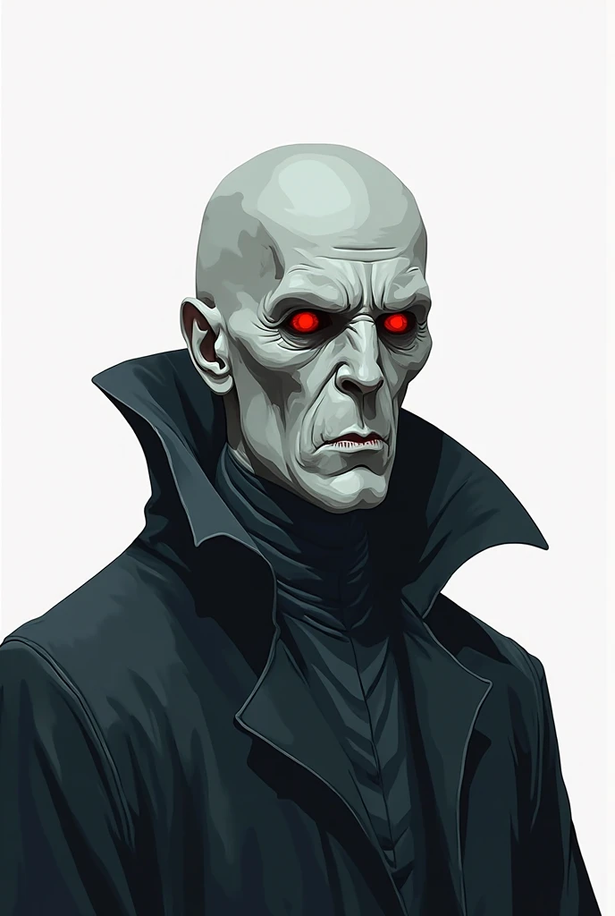 striking colorful painting of the portrait of Voldemort, in highly detailed Howgarts, 8K, Spitz, proffesional, clearing, hight contrast, crystal clearing