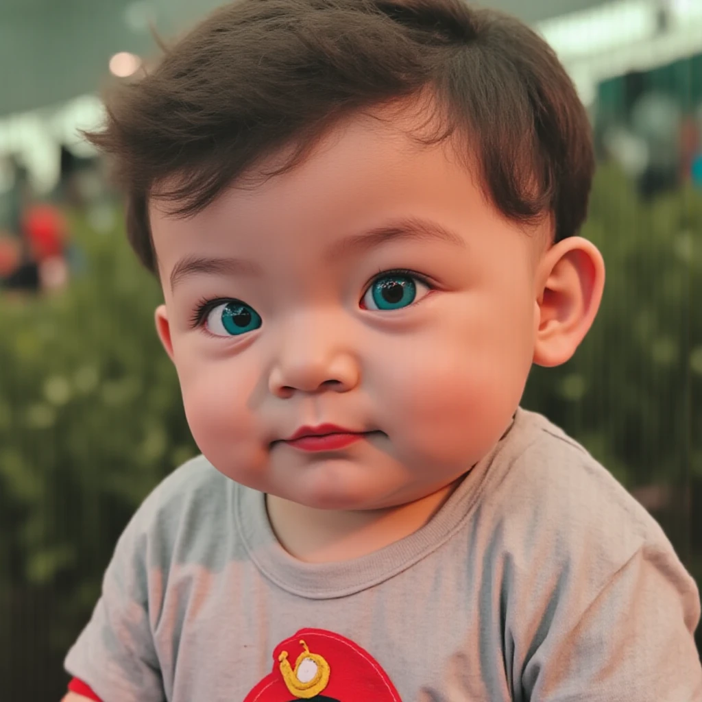 there is a young boy that is holding a toothbrush, , ayan nag, pouty face, boyish face, boy with neutral face, jose miguel roman frances, serious expression, with cute doting eyes, cleft chin, rosey cheeks, reyyan, serious face, with accurate face, 2 7 years old old