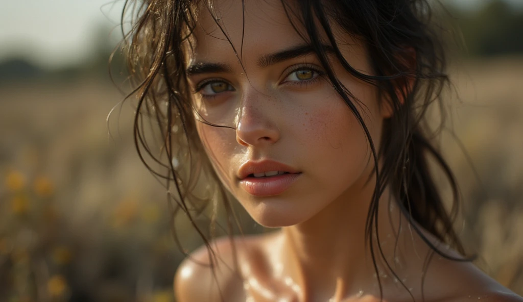 sweaty woman