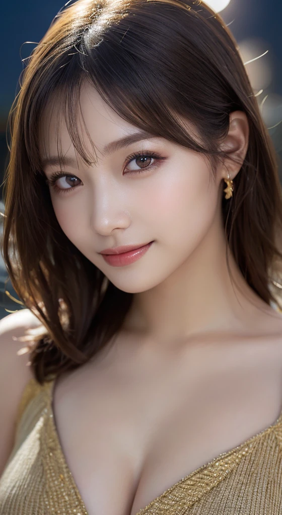 Realistic (photorealistic Realism), (high resolution), ((intricately detailed digital art)). (ultra realistic texture details: velvety skin, hair.), (ultra quality), professional photography, ((glamour shot of Japanese woman:1.3)), (intricately detailed realistic eyes), (/kopiuje/(baba z cycami i hujem na czole XD)/nie czytam/), focus of woman, dynamic pose, sexy and seductive, flirty smile, (sharp focus, captured by Fujifilm XT3, f 5.6, in high quality, Butterfly lighting.). \ e Z e \ 4fan
