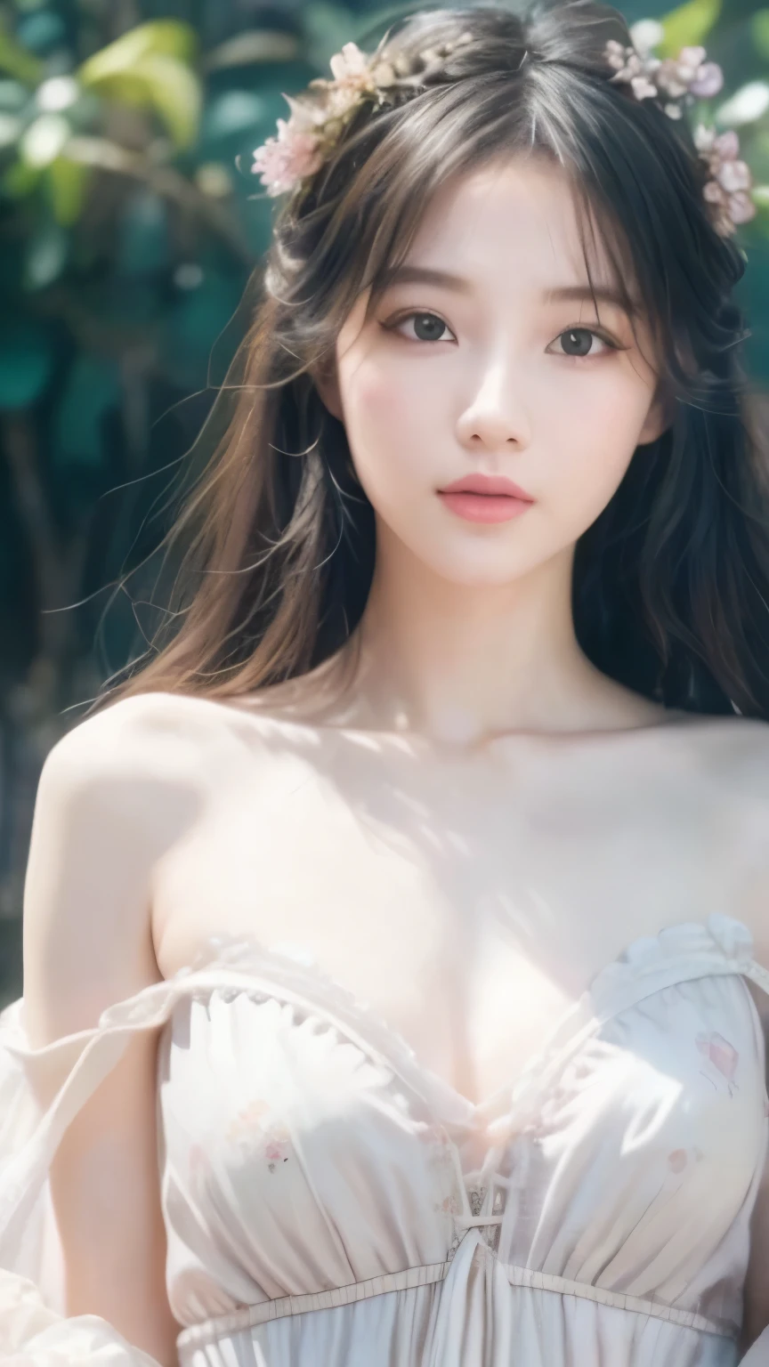 (RAW photos, best quality),(Practical, photo-Practical:1.3), masterpiece, Extremely delicate and beautiful, Extremely detailed, CG, Unite , 2k wallpapers, Astonishing, Fine details, A faint smile, Extremely detailed CG Unite 8k wallpaper, Huge file size, Extremely detailed, high resolution, absurd, Soft Light,, Flowing long hair , Beautiful and delicate girl, Delicate fingers, Extremely detailed eyes and face, Beautiful and delicate nose, Beautiful and delicate eyes, Long eyelashes, There is light on the face, Looking at the audience, Shut up, 1 Girl, Lovely, young, Mature face, whole body, Small Breasts, Practical face, Practical body, Beautiful and delicate thighs,,Light yellow ancient Chinese costume ,Aqua eyes