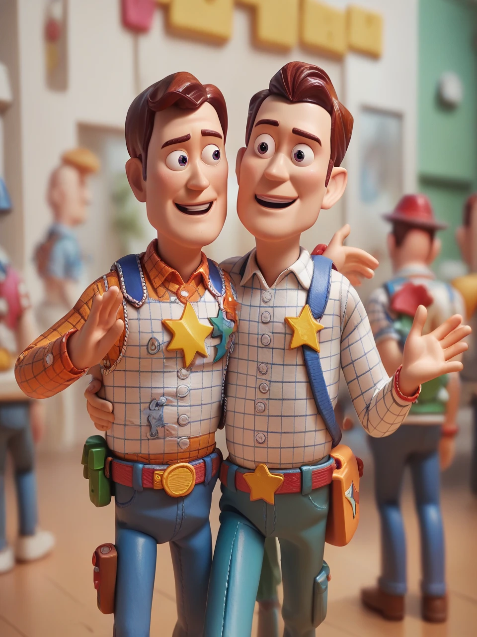 score_9, score_8_up, score_7_up, score_6_up, Toy Story , Woody Pride , Buzz Lightyear, Rex, Mr. Potato Head.