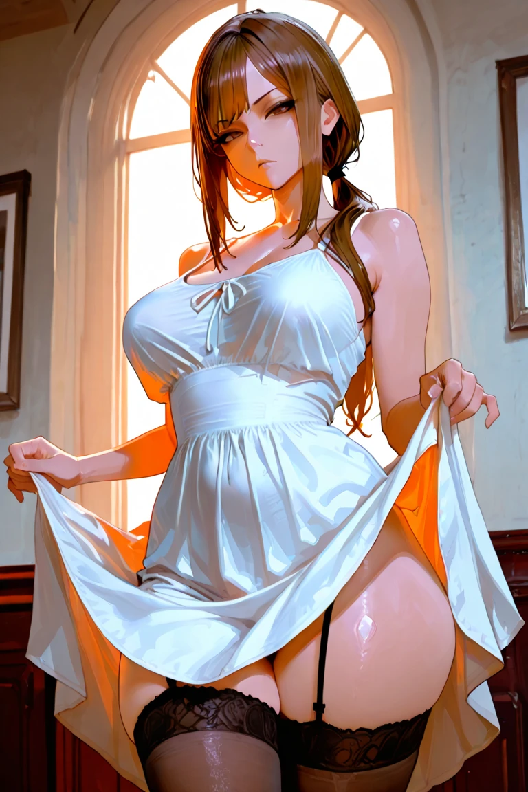 best quality, official art, masterpiece, textile shading, HDR, very detailed, colorful, best details,{ 1girl having (threesome sex:1.6) with 2men }, { the girl's (back view:1.3), (spread legs:1.3) }, { (a goblin is rubbing thick penis bulges on the girl's ass:1.3), (another goblin is rubbing thick penis bulges on the girl's face:1.2), (a lot of cum:1.6) }, { (masterpiece:1.3), (best quality:1.3), (photo realistic:1.9), (8K resolution:1.3) }, { shallow depth of field, (god ray:1.2), (sunshine:1.4), (front lighting:1.0), (soft diffused lighting:1.4) }, { the girl is beautiful 25 years old, (black eyes), (blushed face:1.3), (weeping:1.2), (laughing:1.2), (open mouth:1.5), (eyes rolled up:1.3), ((shiny skin)), slender body, big firm breasts, (tight abs:0), (perky nipples:0), ((blonde)) long wavy hair }, { the girl is wearing luxury (((translucent))) ((bridal dress)) with ((detail golden trim)), off-shoulder, deep cleavage, golden cross necklace, wearing a tiara }