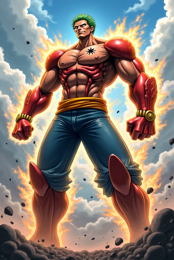 masterpiece,best quality,highres,Ken from street figher, red gym brief short, ,bara,lifting fire ,naked,sitting ,erected big vein, fire around hands ,full of masculinity,manly,mature,handsome,huge,muscular,strong,in gym, street fighter, ken with long yellow hair \(sf\), nsfw
