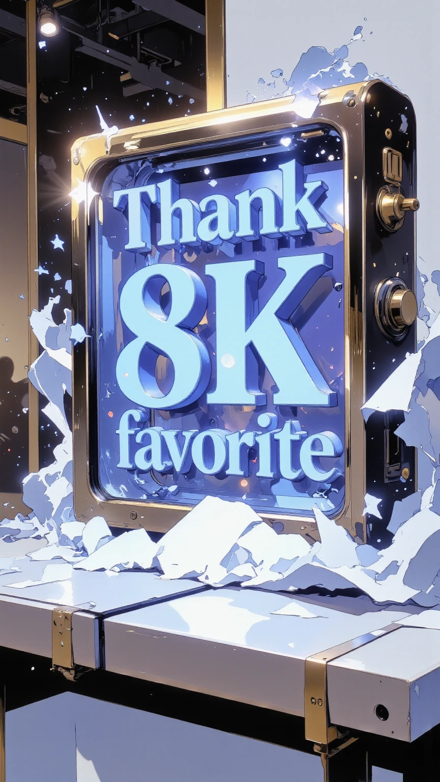 
(((article, "Thank you for 8K favorite ", Add text"Thank you 8K favorite", holographic big font)))(news style:1.5), {x},(best quality)))、(super high image quality)、(Super Detail)、(detailed description)、(Best CG ))、(masterpiece)、ArsMJStyle、(Zen ink wash painting)、(raccoon),ランダムなシチュエーション,ランダムなアングル