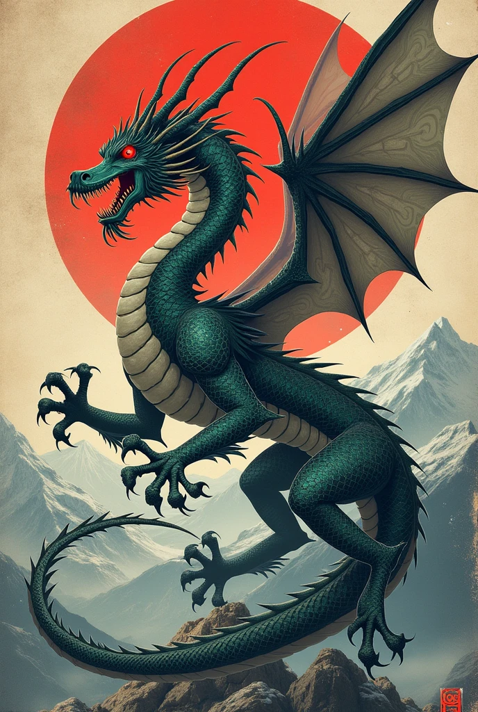 Dragon flag deisgn