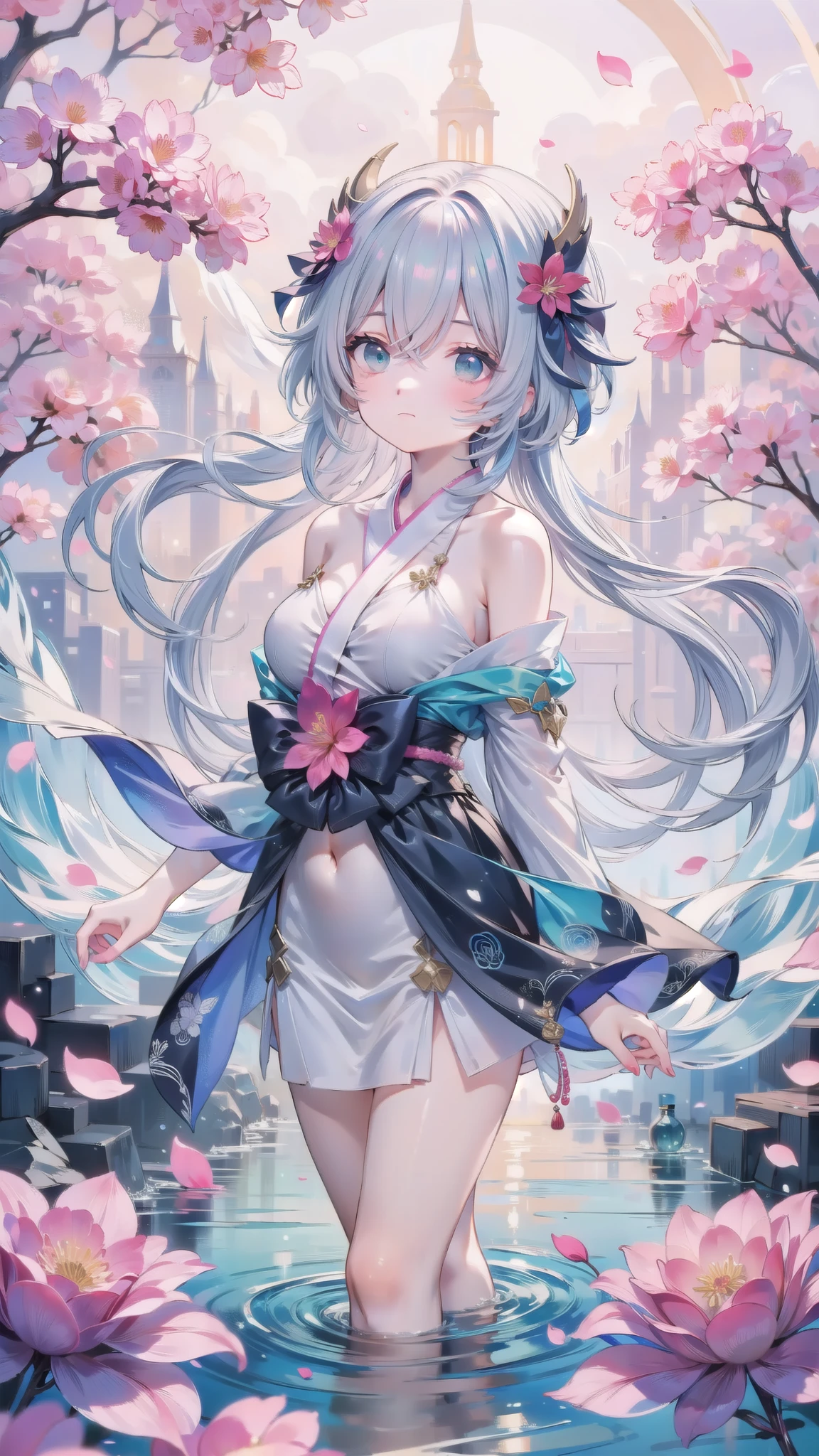 (Pee、pissing、Pee、pissing),(Highest image quality, high resolution, Masterpiece, Masterpiece, Maximum level, high resolution) (Drawing: Whole body) (number of people: 1 person) (gender: Slender, Nice and beautiful girl) (age: Little girl, 10 years old) (Skin color: Gorgeous white) (Hair color : Delicate white hair, Silver) (Hairstyles: Medium hair, Big buns) (face: Anime face, beautiful lovely) (Eyes: Deep and sparkling blue, slanty eyes) (Mouth: Slightly open) (Body type: Short stature, Slender, Medically correct, Young breasts, small ) (Limb shape: Slender, Medically correct limbs, 5 fingers) (Clothing: Short white cheongsam) (colors of clothing: Transparent, Transparent white ) (Clothing pattern: Intricate blue pattern) (Clothing movement: Waving in the wind) (Posture: Stand behind your back with your hands folded),(Clear crotch),virgina,with no underpants,No underwear,No tights,ssee-through,camel-toe,Camel hooves