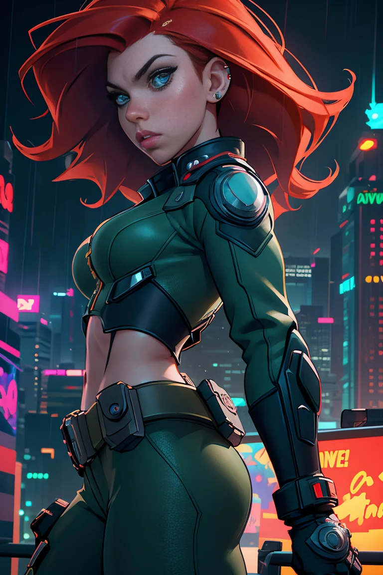 (man:1.5),1 man,cyberpunk gunslinger,(((1man))),((man with messy red hair)),
(((1male,man:1.5,handsome man,male,male gender:1.5,male focus))),macho man,((messy red hair,detailed hair,highly detailed hair,red hair,hair over one eye:1.2,colored inner hair)),(((dark_red_eyes:1.2))),intricate eyes,beautiful detailed eyes,symmetrical eyes,(((lustrous skin:1.5,tanned skin,bright skin: 1.5,skin tanned,shiny skin,very shiny skin,shiny body,illuminated skin))),((man chest)),handsome face,((muscular)),(detailed face),
nsfw,
(((bare chest))),dark pants,((bulge in pants)),((gunfighter outfit, (cyberpunk cowboy_hat:1.2))),(wearing a gunfighter outfit:1.3,gunslinger clothes),(cyberpunk gun holster,belt),((wet clothes,intricate outfit,intricate clothes)),
(dynamic pose:1.0),solo focus,((evil smile,evil look)),(centered,scale to fit dimensions,Rule of thirds),
cyberpunk city by the ocean at night, with bright neon signs and dark stormy clouds and puddles, scenery:1.25,nighttime, starry night, cosmos,Very dark night that makes the neon lights stand out, very bright neon lights,nighttime, starry night, cosmos,
artistic photography,(photography taken by sldr),highres, sharp focus,(ultra detailed, extremely detailed), (photorealistic artwork:1.37),(extremely detailed CG unity 8k wallpaper),((synthwave background theme)),(((vibrant colors))),intricate,(intricate background),(masterpiece),(best quality),photo realistic,analog style,((intricate detail)),(((realism))),