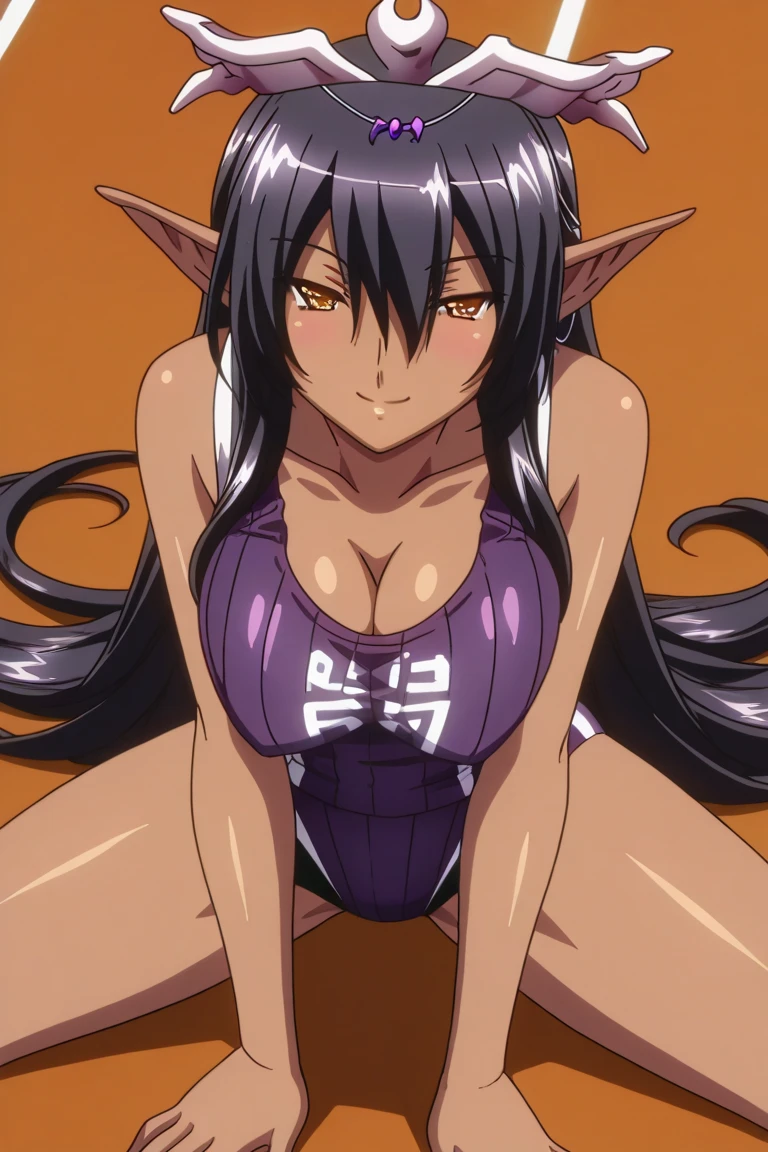 <lora:offset_0.2:0.6>, <lora:xl_more_art-full_v1:0.6>, <lora:add-detail-xl:0.7>,<lora:Smooth Anime 2 Style SDXL_LoRA_Pony Diffusion V6 XL:0.6>, <lora:sdxl-hairdetailer_02:0.6>
score_9, score_8_up, score_7_up, BREAK source_anime,best quality, masterpiece,anime screencap,source_anime,(ai-generated:0.7),
best quality, very aesthetic,absurdres,
<lora:Pony_Olga_v3_XL:0.85>,olgak,
1girl,solo,
large breasts,
pubic tattoo,
silver tiara, underwear, purple elbow gloves,purple thighhighs, black thong,high heels,
seductive smile,
sitting on tree stump, crossed legs,
full body,
in forest,