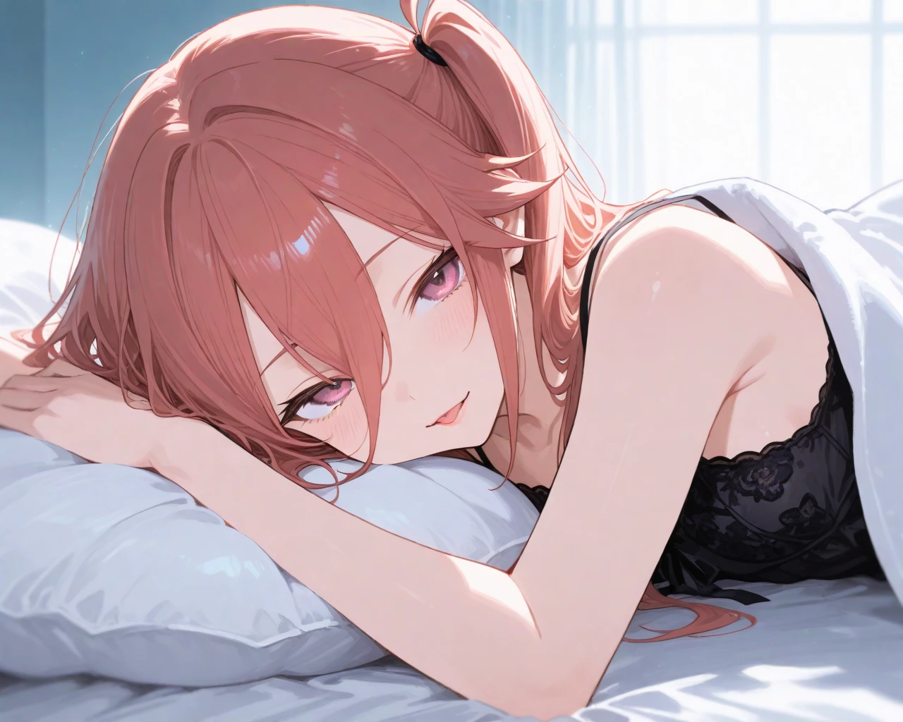 in bed