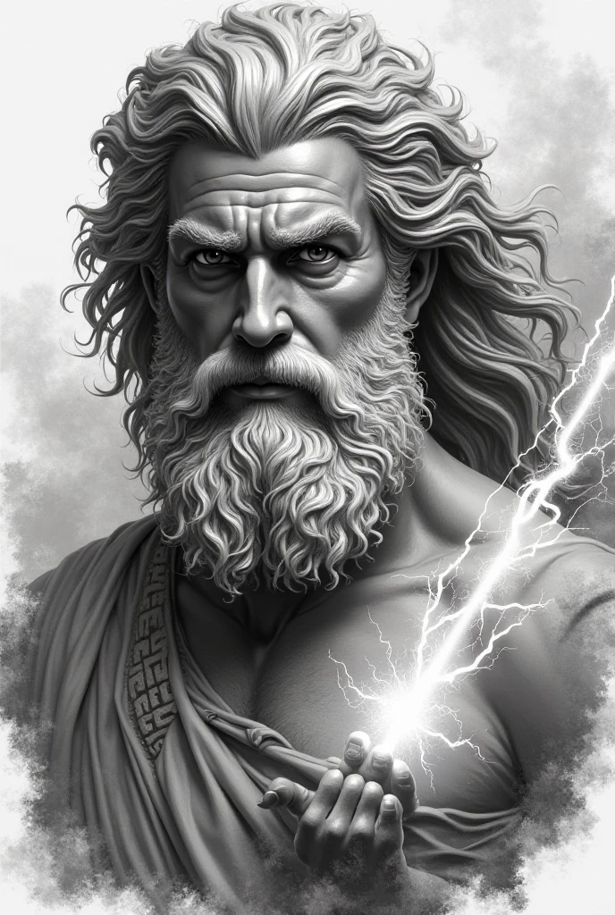 poseidon el poderoso dios del mar, fuerte, musculoso, perfecto, con barba, ((tridente de poseidon en sus manos)) tridente dorado con 5 puntas afiladas, tridente hiper realista brillante, ((tridente con forma del logo de maserati)) como simbolo de poder