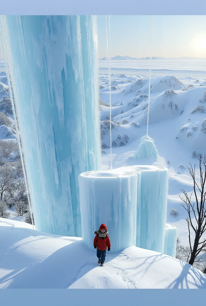 Boy walking around the North Pole, Based on this forum