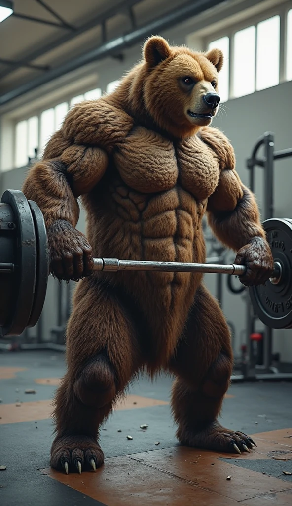 a bearded man with a clean shaven body standing in a gym, robust and stocky body, hairy bodies, muscular thighs, full human hairy body, Total growth behind, hairy shoulders, hairy body, very hairy bodies, posing and flexing, photo by full body, hairy arms, body hair, bearded and built, furry legs, in full growth