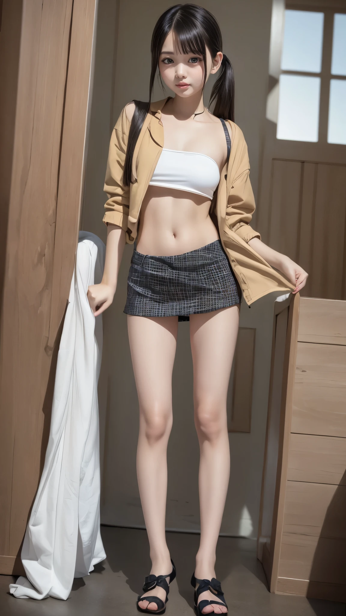 (skirt lift), (skirt lift by yourself)), white panties, panty focus, (skirt lift), (skirt lift by yourself)), white panties, panty focus,