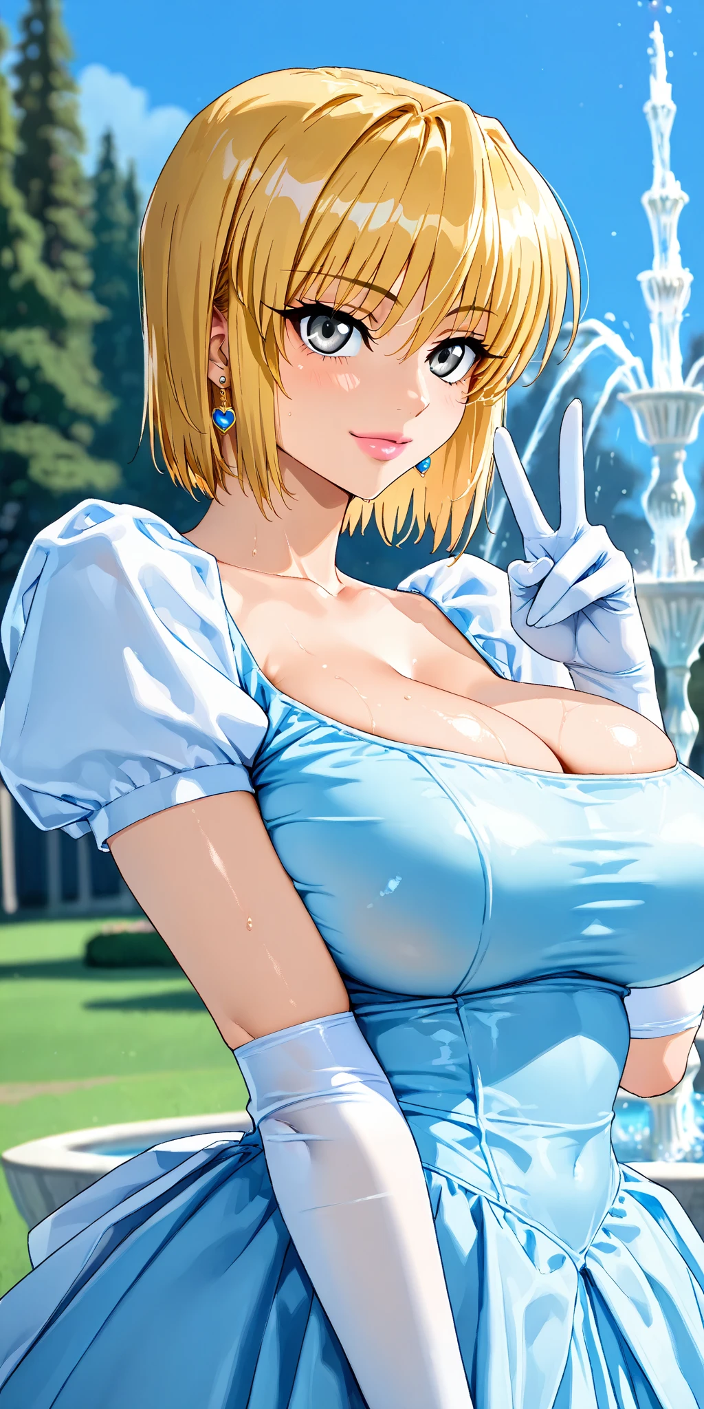 Saber big breasts noble outfit made from condoms