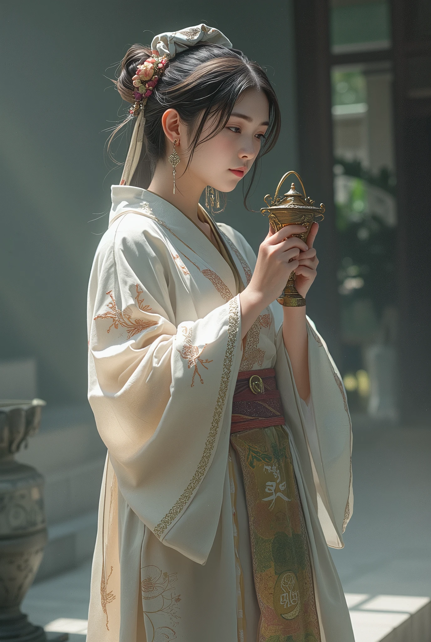 (1 girl:1.3),solo,__Body parts__,, official art, Unity 8K Wallpaper, Super Detail, beautiful and aesthetic, beautiful, masterpiece, best quality,fantastic atmosphere, Calm Palette, calm atmosphere, Soft Shaded,, Shrine maiden, incantation, Amulet User , Shrine maidenの務め,