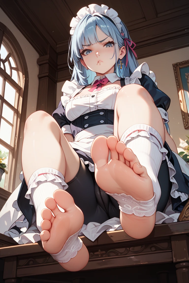 perfect detailed anime girl feet