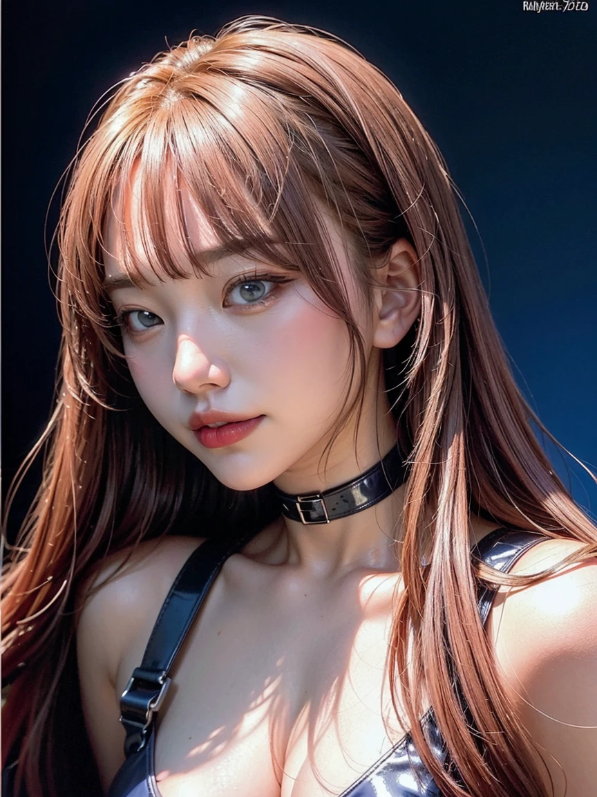 A highly detailed professional ultra-realistic 8k CG masterpiece of an elegant woman. She has asymetrical bangs, shining skin. She wears perfect makeup, red eyliner and black eye shadows. She has ((straight long ginger hair in loose twintails)) and cyan eyes. She wears a black turtle neck mini dress, cleavage and showing shoulders.  She has thigh highs and high heels. Her pretty face has a lot of ((freckles)).
