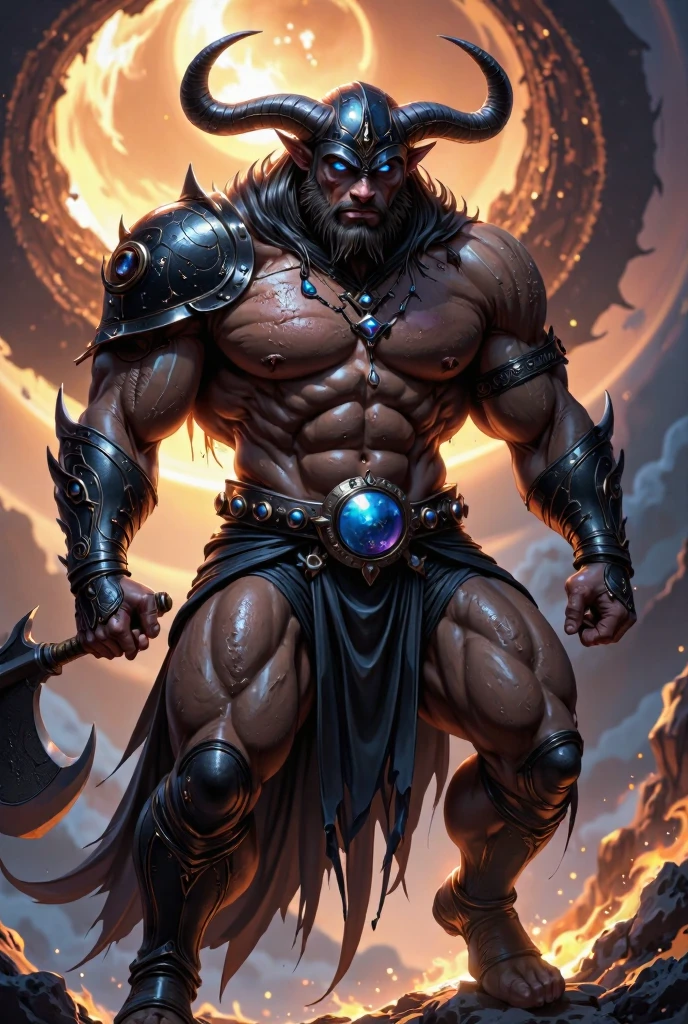 Mighty warrior, shirtless upper body, legs exposed from thighs to feet, cascading long curls, detailed muscular physique, lifelike depiction, 4K resolution. Background: Snow-covered mountain peak,32k uhd, best quality, masterpiece, super detail, high details
