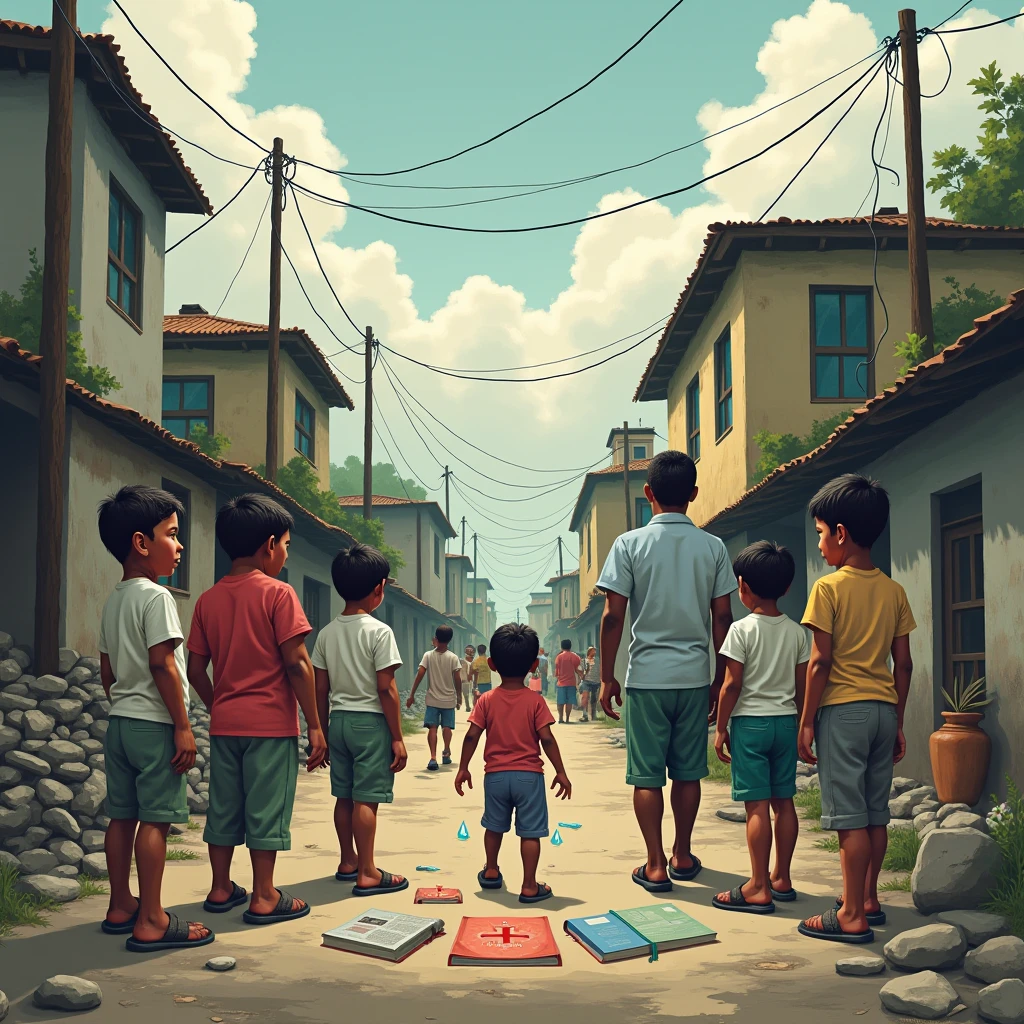 Nostalgia 90s Brazil childhood welcoming , School, humility, Snack, chilly, poverty