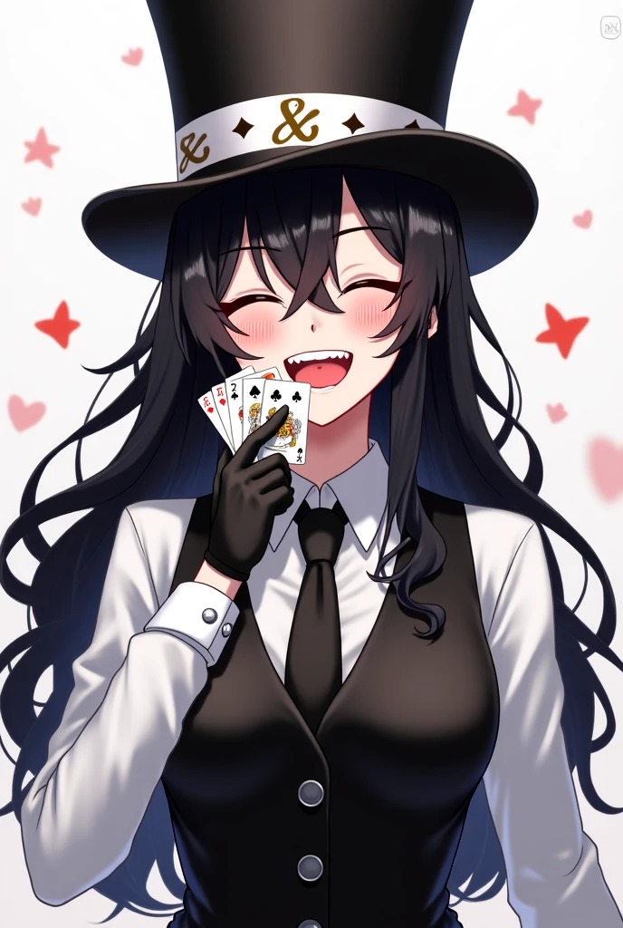 ((Best masterpiece, Perfect quality, Ultra detailed)), An illusionist girl, With skinny body, With small breasts, Wearing top hat, Wearing neat tuxedo