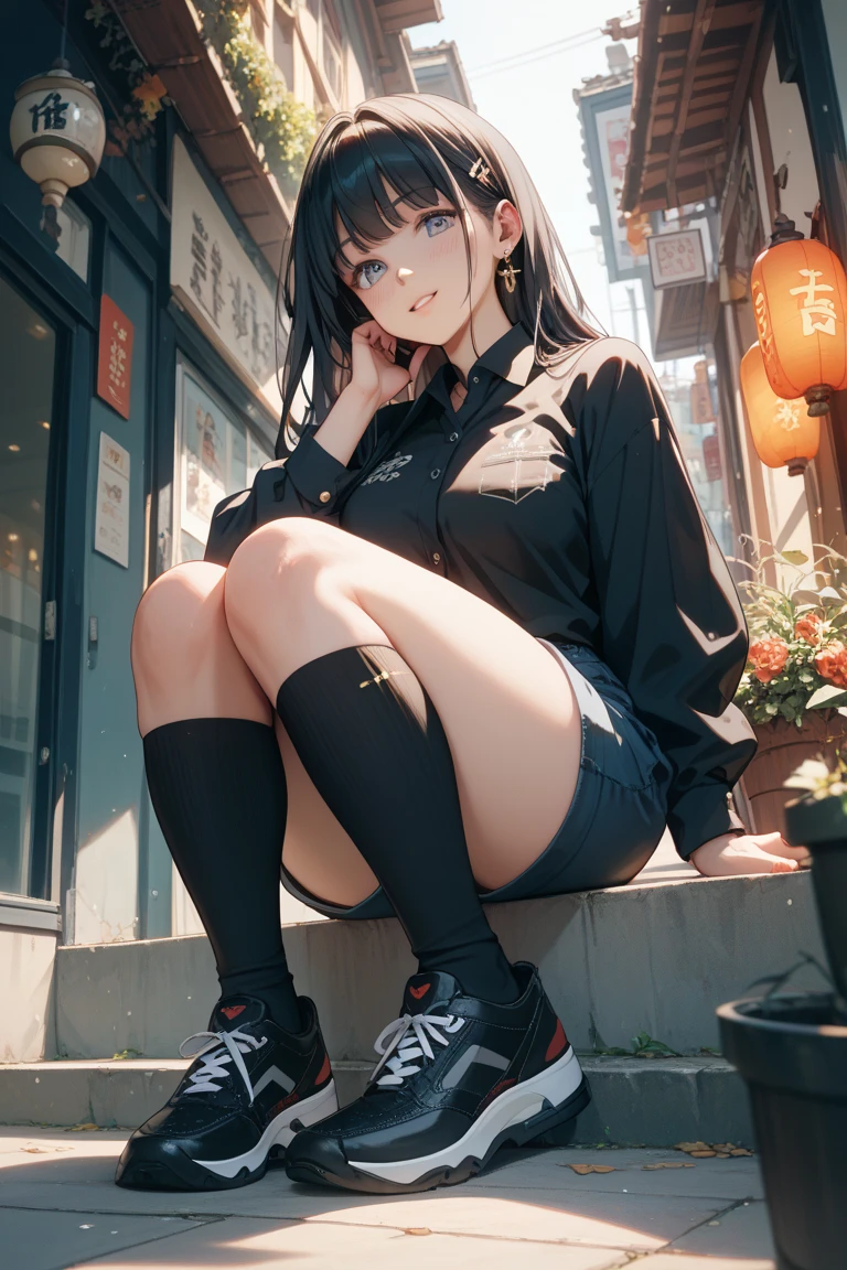 1girl,2girl,3girl, long brownlblack hair,chibi, cum,wearing black jacket, masterpiece, ultra realistic, best quality, Full HD, 2hand up,Tokyo street background, missionary vaginal, close up, creampie, tanlines, stockings, wearing shirt, spreading legs, legs up, facial, pov,((childhood)),(hand touching hair).cum jacket,cum face,cum on hair,cum on mouth,sperm in down,wet body