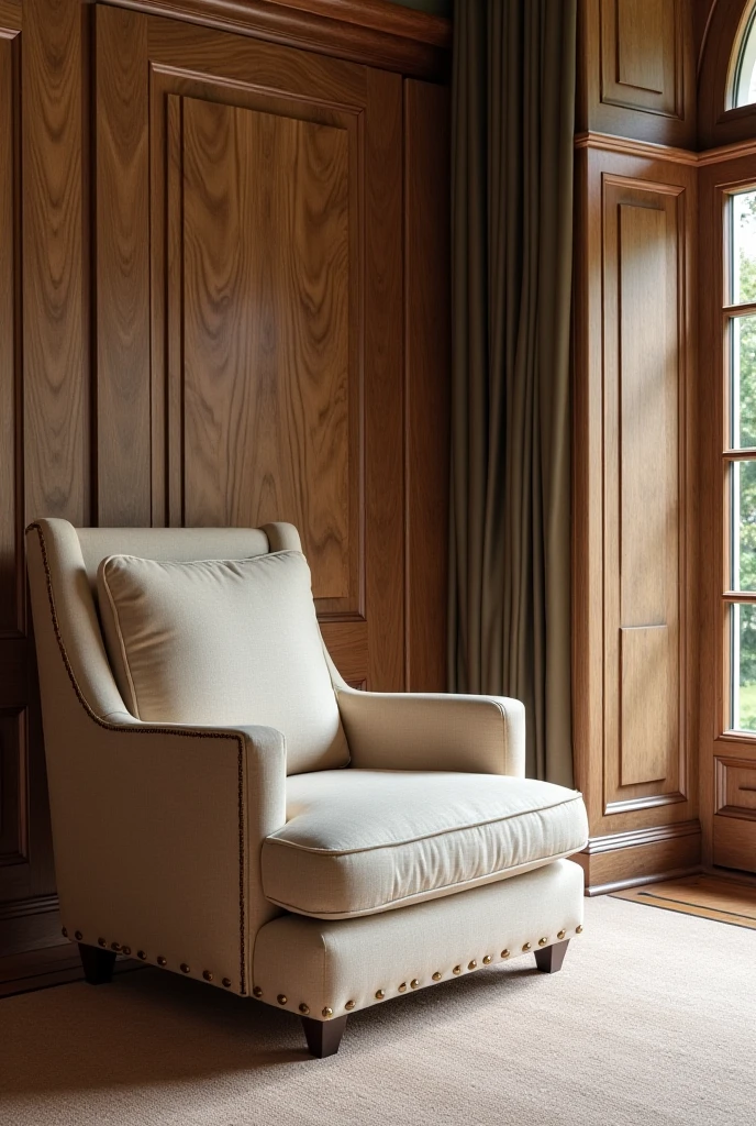 ，masterpiece, best quality，8k, ultra highres，Step into the study room filled with the smell of books，Neoclassical and Nordic styles are intertwined，It gives a warm and elegant feeling。The walls are in light tones，Creates a bright and pleasant atmosphere。Exquisite fireplace、Carved bookshelves，It showcases quality and taste。Comfortable fabric sofas and Nordic-style wooden tables and chairs exude simplicity and nature。Under elegant lighting，Sit on a comfortable sofa and immerse yourself in the world of books，It's like entering a haven for the soul。