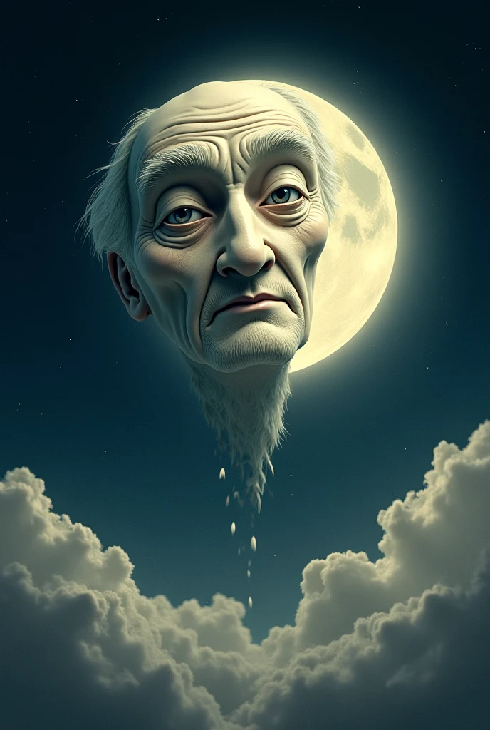 illustration that embodies human stupidity and greed, deformed figure of Einstein, background galaxy, black hole, graphic CG digital artwork