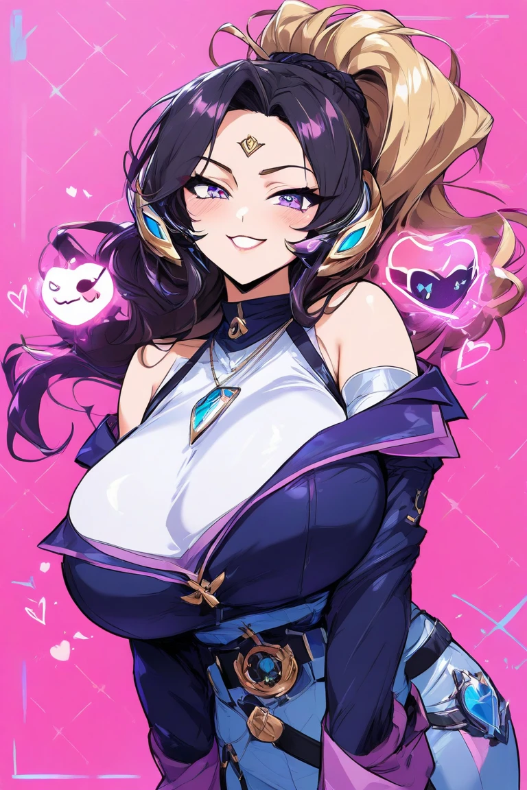 score_9, score_8_up, score_7_up, score_6_up, uncensored, ShikibuCaster, long hair, black hair, purple eyes, hair ornament, naughty face, makeup, shiny skin, sweating, steaming body, happy, heavy breathing, detailed body, detailed eyes, BREAK (masterpiece:1.2), best quality, high resolution, unity 8k wallpaper, (illustration:0.8), (beautiful detailed eyes:1.3), extremely detailed face, perfect lighting, extremely detailed CG, (perfect hands, perfect anatomy), hearts, pleasured, Expressiveh,