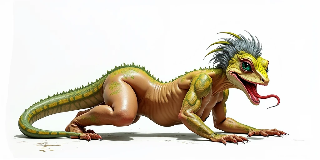 Solo, highly detailed scales, (((female))), bra, standing, snout, (by fivel), detailed eyes, (((medium breasts))), ((eyelashes, alligator)), ((facing viewer)), (((belly, abs, massive, biceps))), long hair, sharp focus cgi, photorealistic, high detail, realistic, masterpiece, absurdres, best quality, HDR, high quality, high-definition, extremely detailed, 8k wallpaper, intricate details, 8K uhd, Full-HD, (realistic photo:1.2), contrast, harsh lighting, cinematic lighting, natural lighting, hard light, backlighting, global illumination, ambient occlusion,
