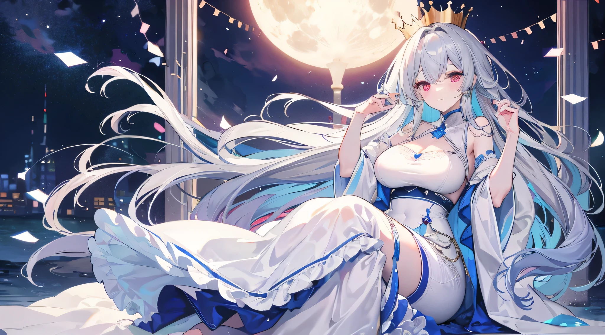 high high quality,tmasterpiece,exquisite facial features,Delicate hair,Elaborate Eyes,Delicate hair,Anime manga girl,Deer character hair,blossoms, dream style, Fantastic flower garden,Fantasy style clothing,romantic gown, beautiful and elegant elf queen, beautiful fantasy empress, fantasy art style, ((beautiful fantasy empress)), Japanese anime fantasy illustration, high priestess, Fairy Queen of the Summer Forest, Anime Art Nouveau style, goddess of the forest, portrait of an elf queen, A beautiful artistic illustration,8Khigh high quality细节艺术(Delicate Face Portrayal)(Fine hair depiction)(Best quality at best at best)(tmasterpiece)(High degree of completion)(a sense of atmosphere)8k wallpaper,tmasterpiece,Best quality at best,ultra - detailed