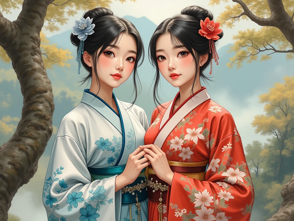 (masterpiece, best quality), (photorealistic, ultra realistic 8k CG), raw photo, photo:1.5, realistic:1.5, photorealistic:1.5, ultra highres, 8k, texture skin, realistic skin, detailed skin, extremely detailed, 8k wallpaper,
dramatic angle,(fluttered detailed ink splashs), (illustration),(((1 girl))),(long hair),(rain:0.6),(expressionless ,hair ornament:1.4),there is an ancient palace beside the girl,chinese clothes,(focus on), color Ink wash painting,(ink splashing),color splashing,((colorful)),
<lora:sdxL_offset:1> <lora:Neg4all_V6:1> <lora:faces_v1:0.5>